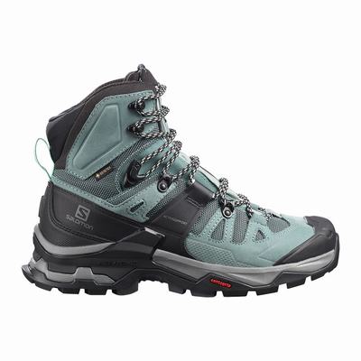 Salomon QUEST 4 GORE-TEX - Naisten Vaelluskengät - Vihreä/Sininen